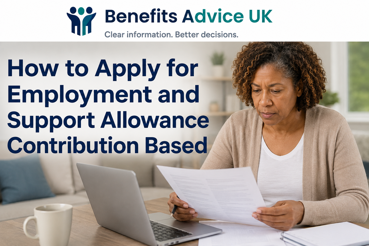 How to Apply for Employment and Support Allowance Contribution Based