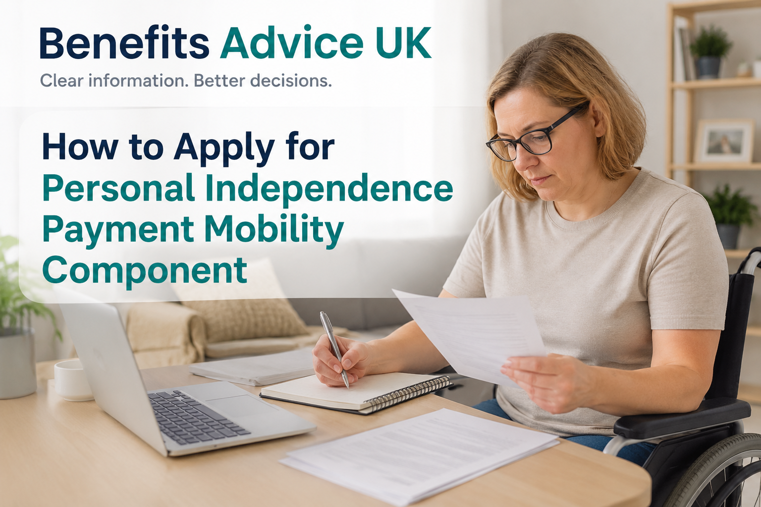 How to Apply for Personal Independence Payment Mobility Component